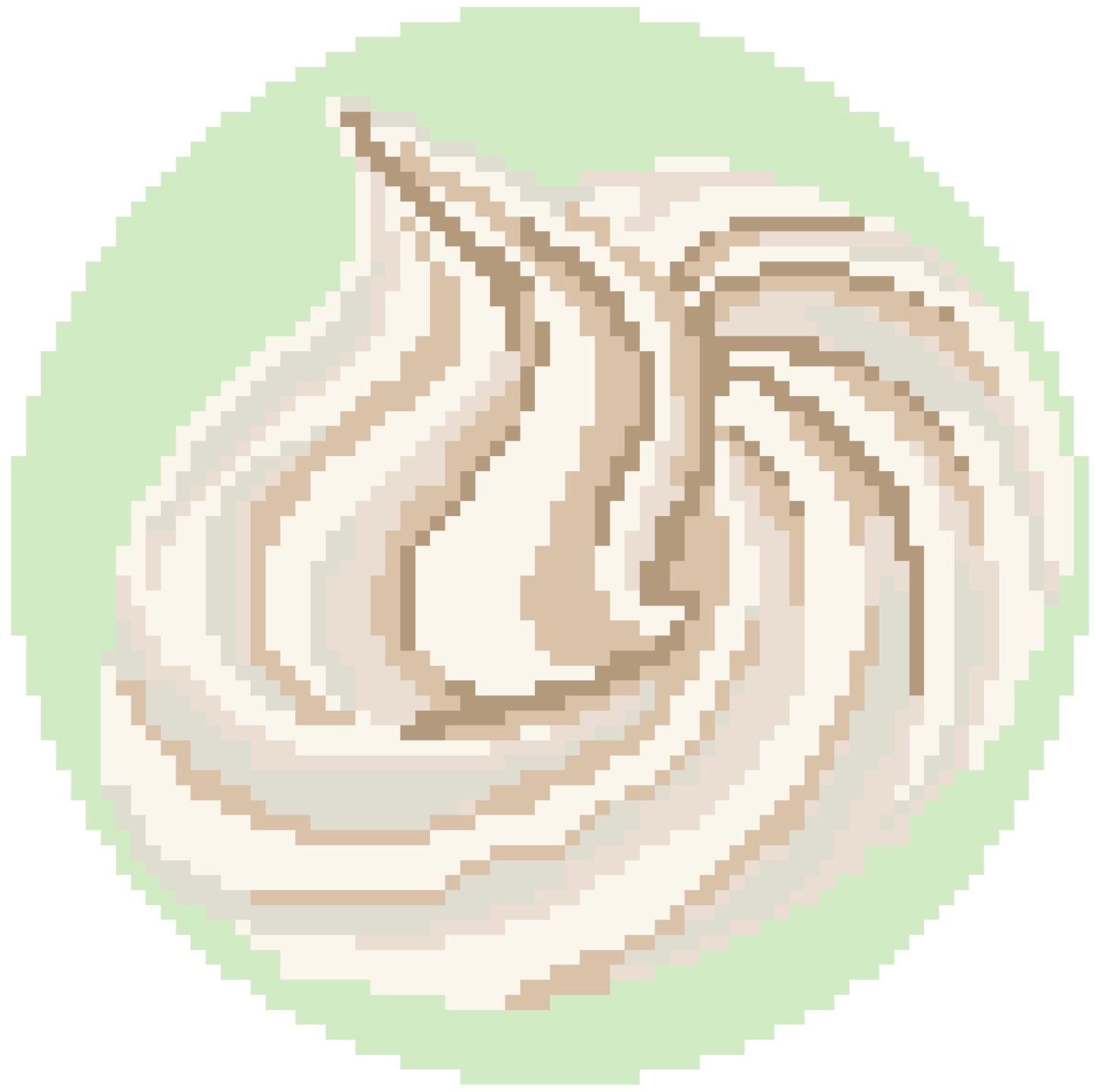 Meringue Cookie Round