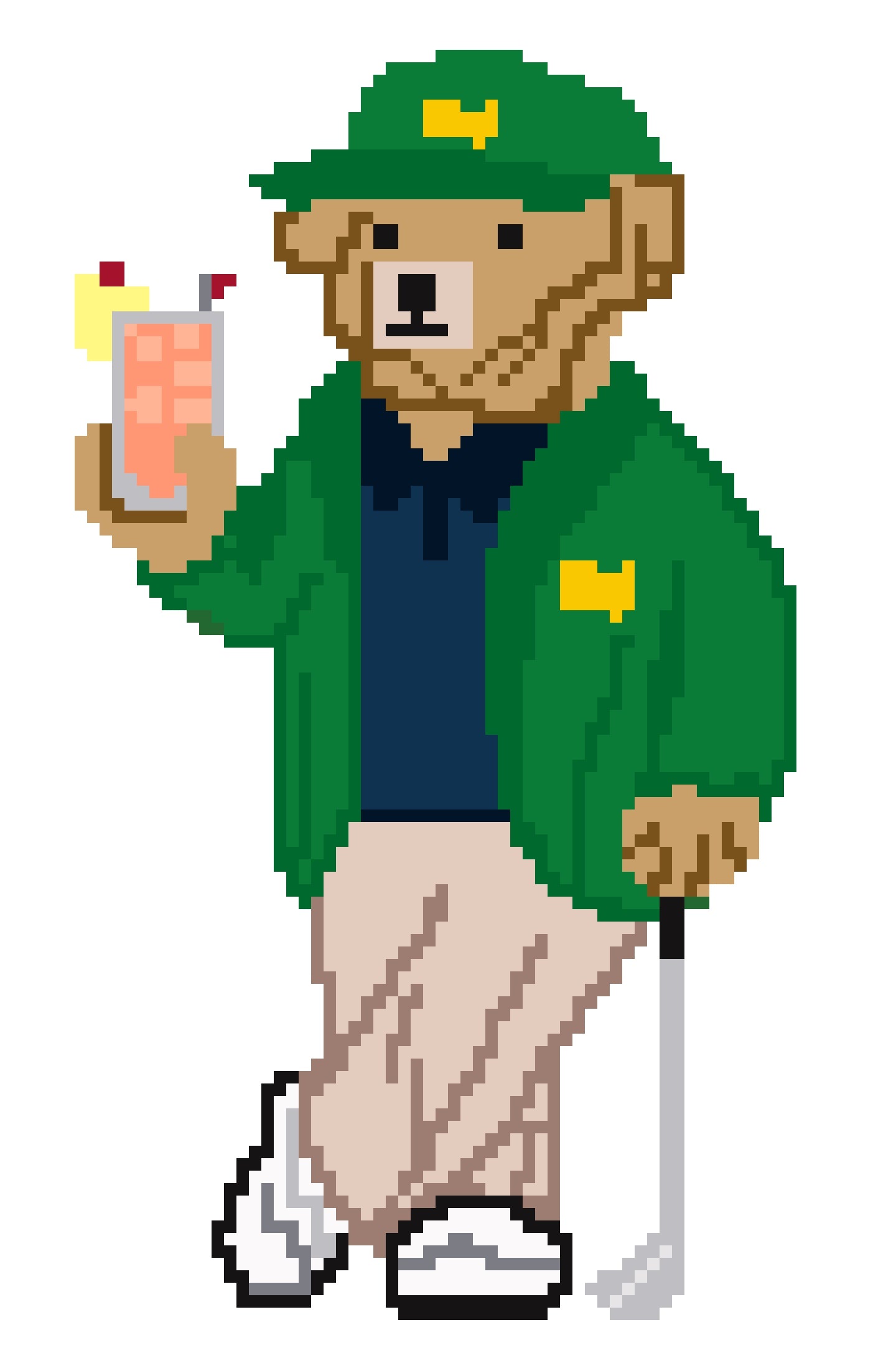 Winning Golf Bear