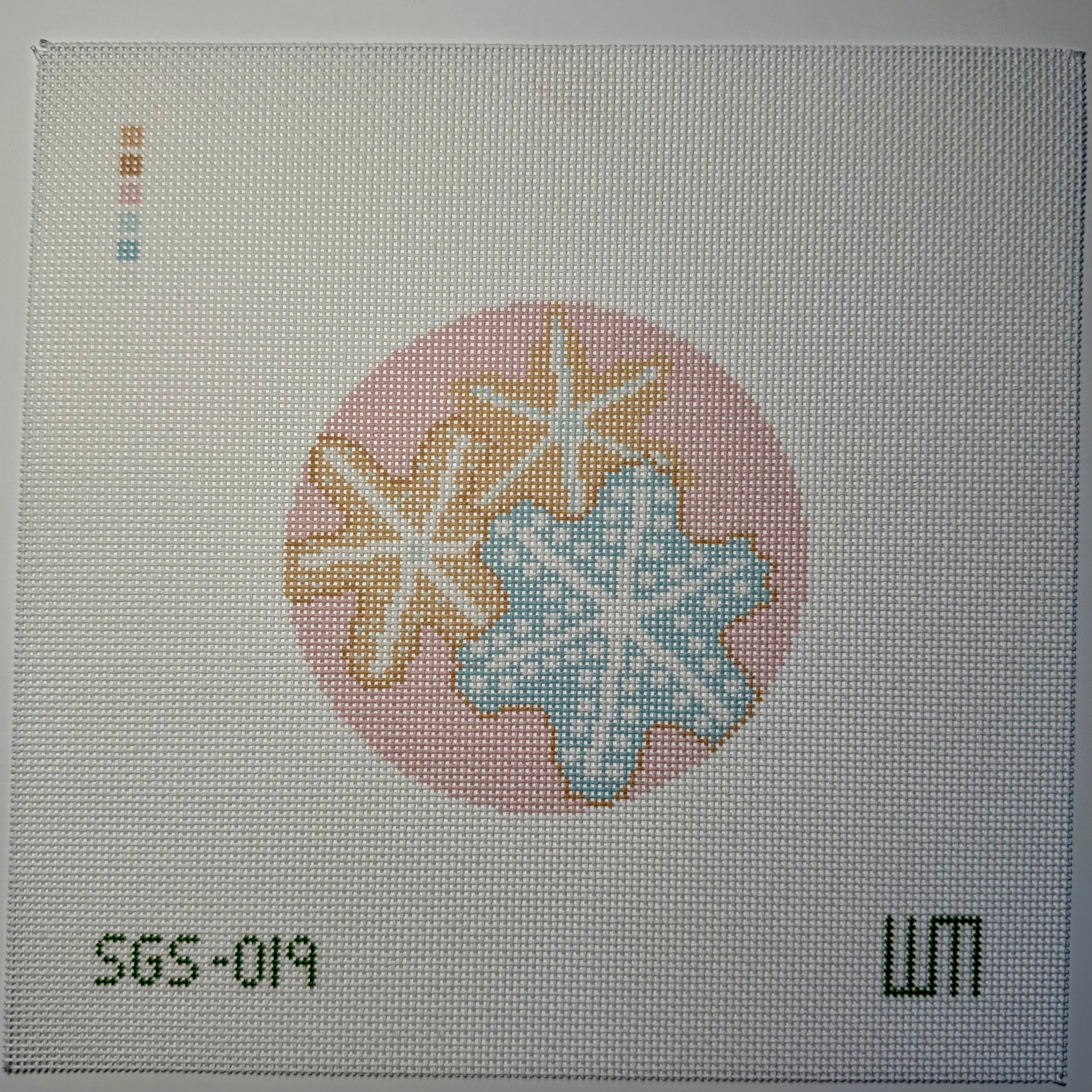 Snowflake Sugar Cookie Round